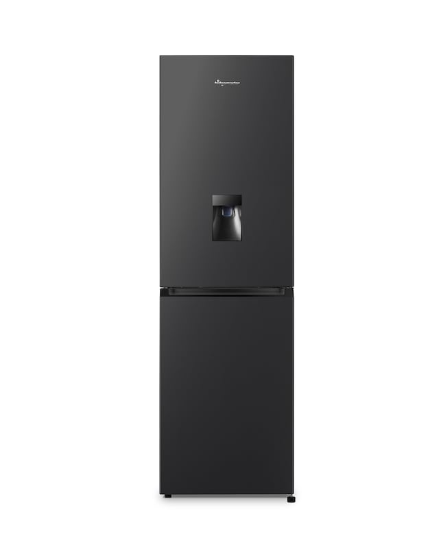 Fridgemaster MC55251DEB Fridge Freezer Black- E Rated