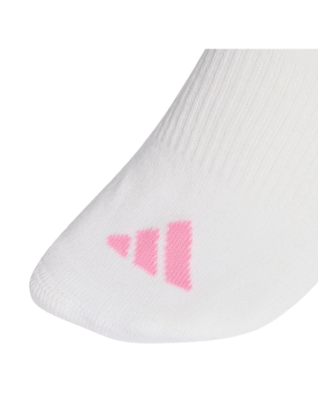 adidas Essential 3 Pack Stripe Mid Crew Socks