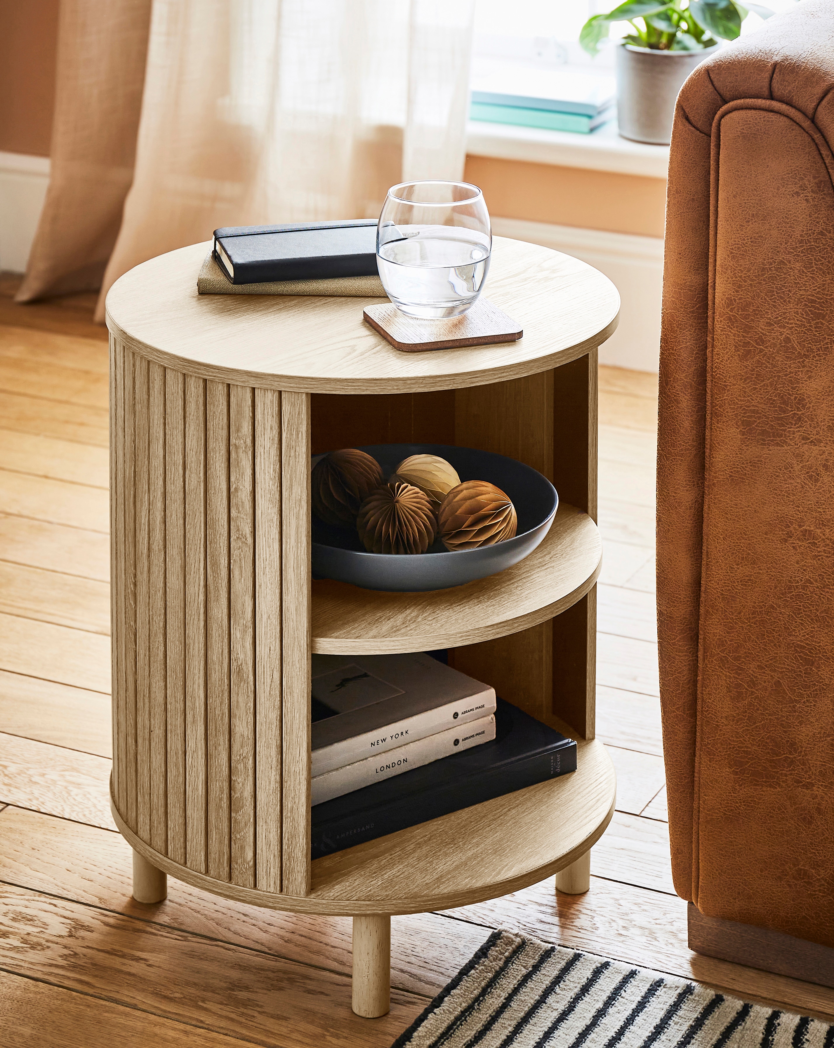 Tate Round Open Side Table
