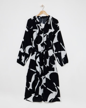 Printed Kaftan Dress