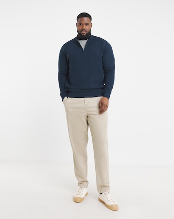 Navy Soft Touch 1/4 Zip Sweatshirt