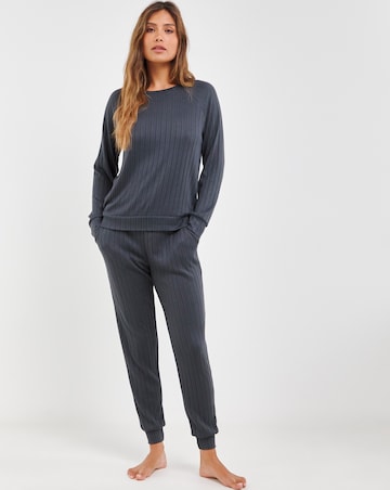 Figleaves Soft Rib Lounge Set