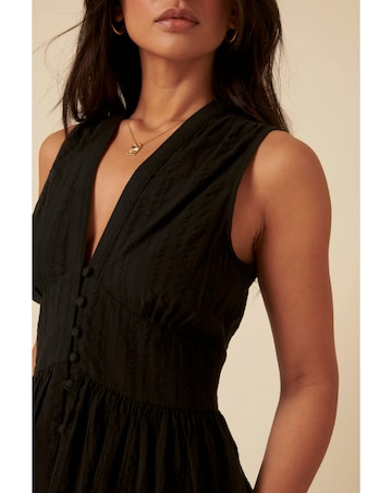 Nobody's Child Sleeveless Starlight Mini Dress Plain