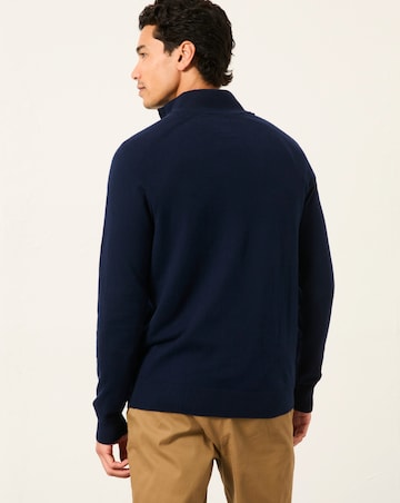 FatFace Rye 1/2 Neck Jumper (Regular & Tall) - Navy