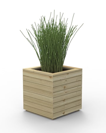 Forest Modular Garden Seating Set with Bench, Planter and Screen