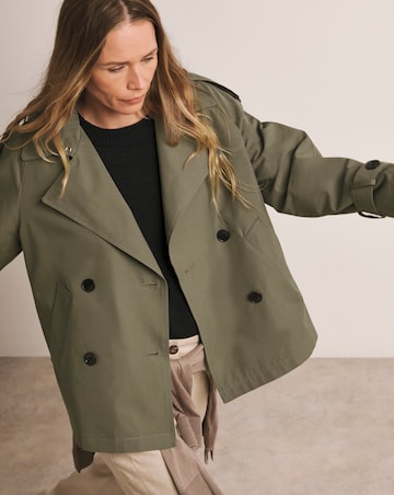 Anthology Khaki Short Trench Coat