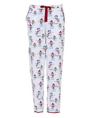 Cyberjammies Blaze Pyjama Pant Snowman Print