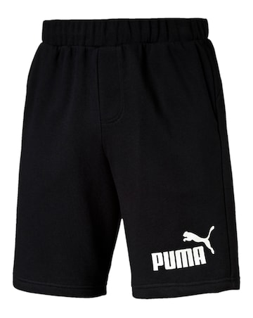 PUMA Black Essential Sweat Shorts