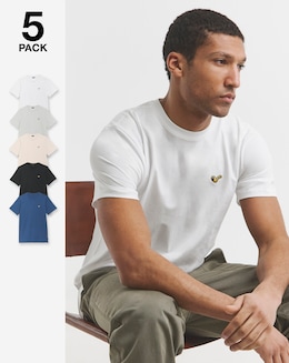 Voi Storm 5 Pack T-Shirts Long Length