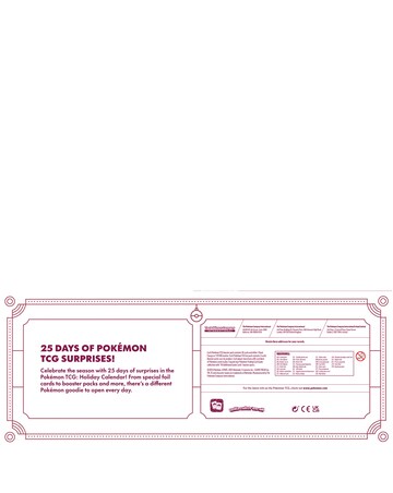Pokemon TCG: Holiday Calendar 2025
