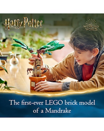 LEGO Harry Potter Mandrake Plant Toy, Magical Gift 76433