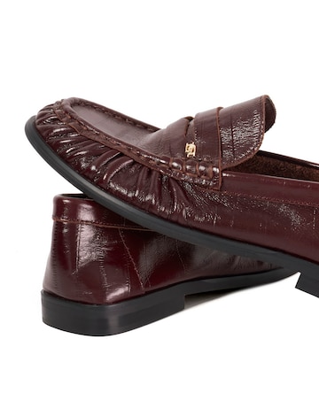 Dune Grisella Burgundy Leather Loafer
