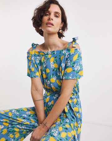 Textured Crinkle Tie Strap Jumpsuit