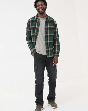 Fatface Dark Sky Check Shirt - Green