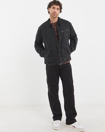 Timberland Strafford Washed Canvas Black Jacket - Black