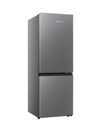 Fridgemaster MC50165ES 60/40 Fridge Freezer - Silver E Rated