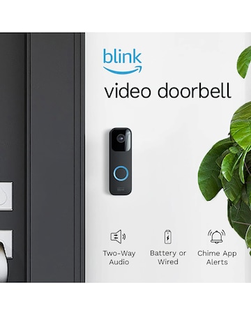 Blink Video Doorbell with Sync Module 2 - Black