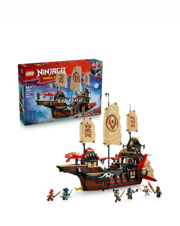LEGO NINJAGO The Temple Bounty Ship Toy Building Kit with 6 Minifigures 71848