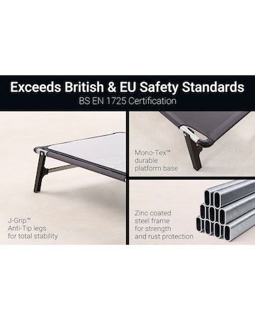 Jay-Be Lite Folding Bed with Mattress - Single