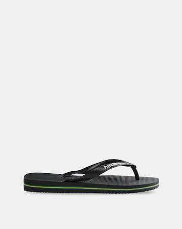 Havaianas Basil Logo Flip Flops - Green