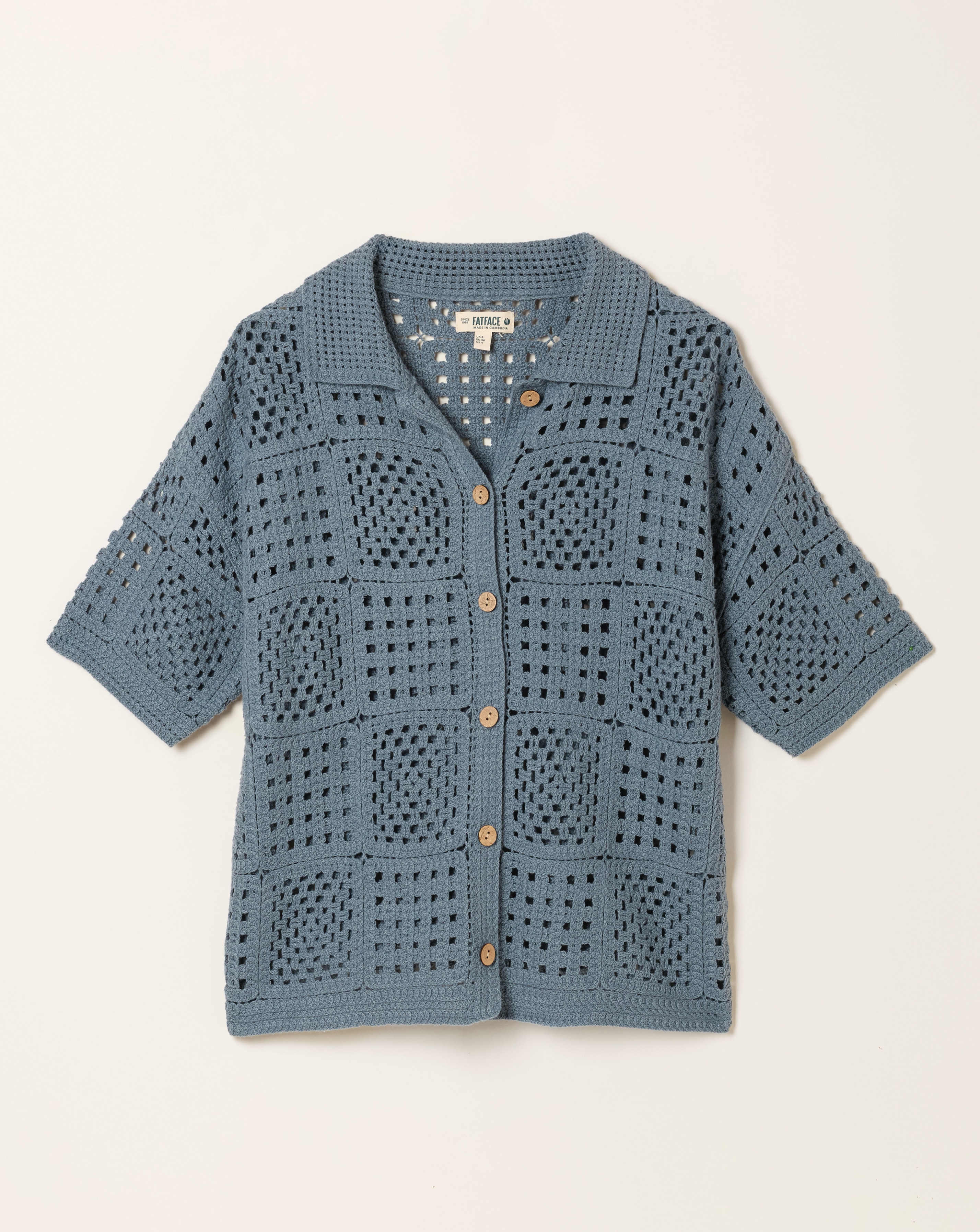 FatFace Astrid Crochet Shirt | JD Williams