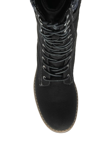 Lotus Diego Lace Up High Leg Boot Standard Fit