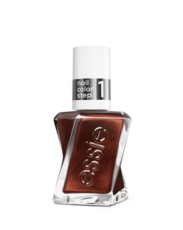 Gel by essie Marquise Please, Metallic Rich Brown Nail Polish, 13.5ml