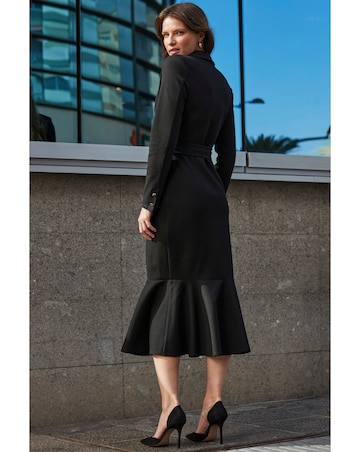 Sosandar Tailored Blazer Style Fishtail Dress