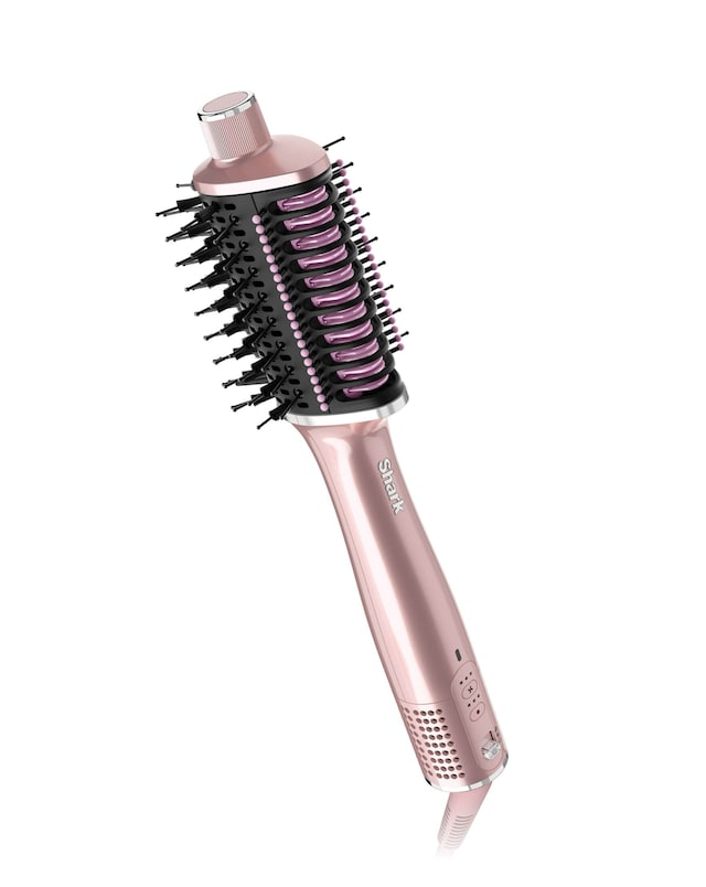 Shark Glossi 2-in-1 Hot Brush and Air Glosser HT302UKPK Lychee