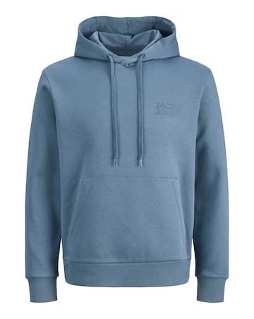 Jack & Jones Corp Logo Hoodie - Blue