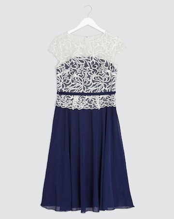 Nightingales Embroidered Swing Dress