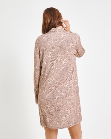 Soft Viscose Blend Nightie Leopard
