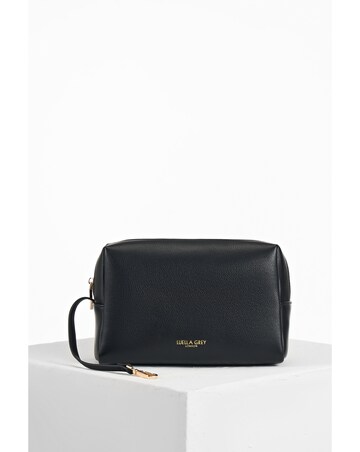 Luella Grey Lillie Black Whipstitch Tote