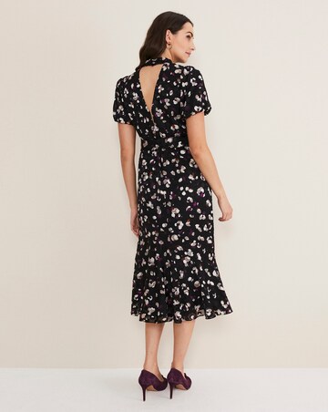 Phase Eight Kensley Print Puff Sleeve Dress