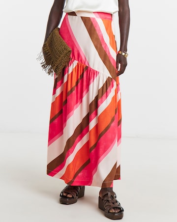 Asymmetric Seam Skirt