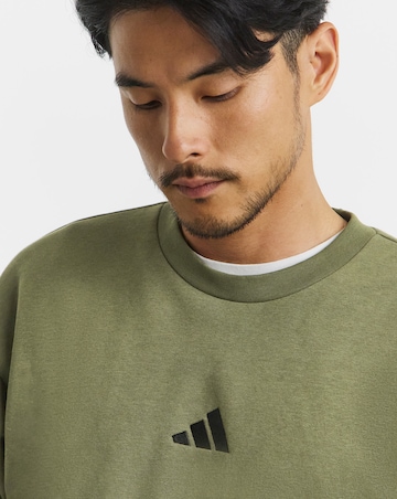 adidas 3 Stripes Fleece Sweatshirt