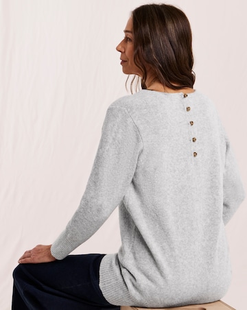 Julipa Button Detail Longline Jumper