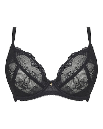 Gossard Superboost Lace NonPad Plunge Wired Bra Black