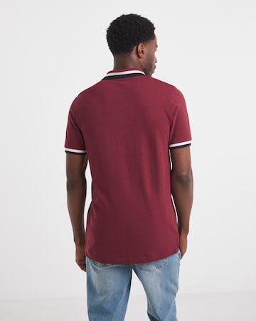 Tipped Pique Polo Long