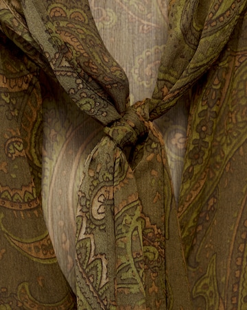 Mango Oak Bow Printed Blouse