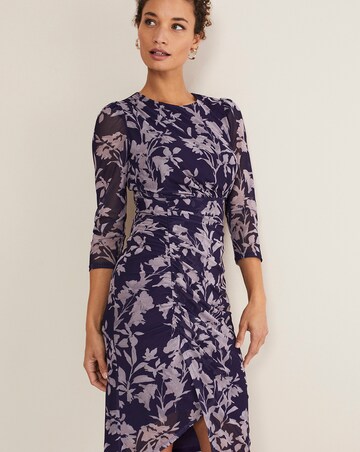 Phase Eight Vera Floral Mesh Dress