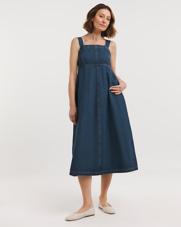 Blue Apron Midi Dress