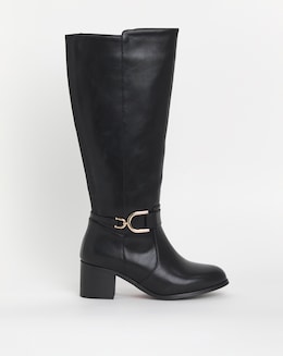 Cushion Walk Block Heel Boot E Fit