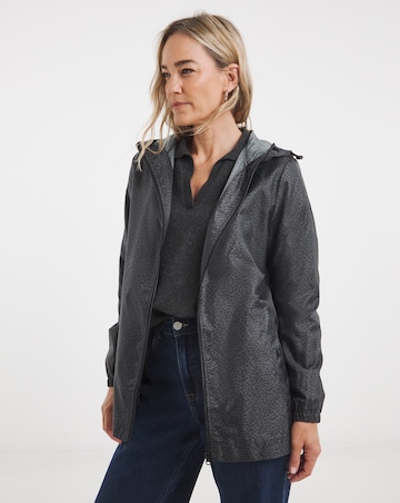 Grey Animal Short Pac A Mac Raincoat