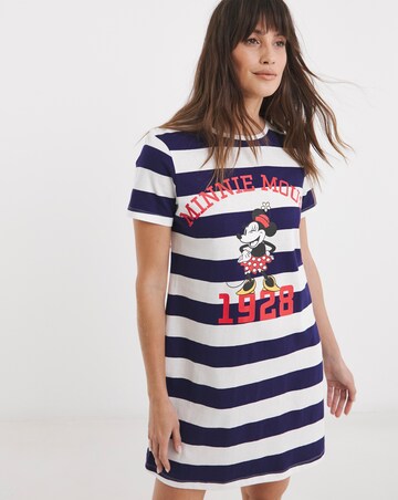 Minnie Mouse Cotton Oversized Tee Varsity Nightie