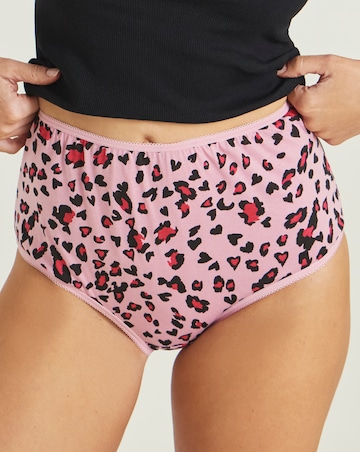 Pretty Secrets (6 Pack) Cotton Full Fit Brief Knickers