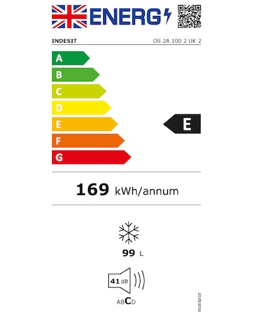 Indesit OS2A 100 2 UK 2 Chest Freezer - White E Rated 86 CM