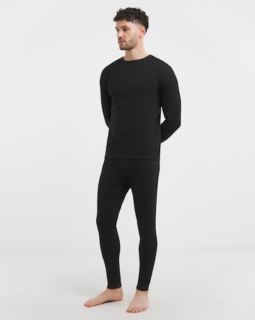 Black Thermal Long Sleeve T-Shirt