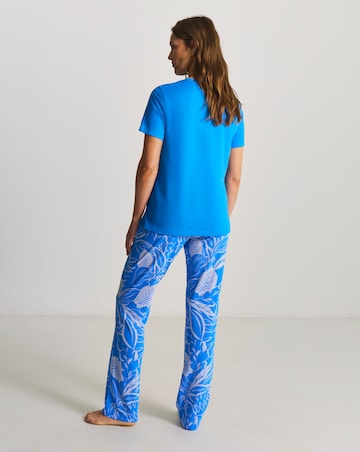 JD Williams Value Pyjama Set Leaf Print