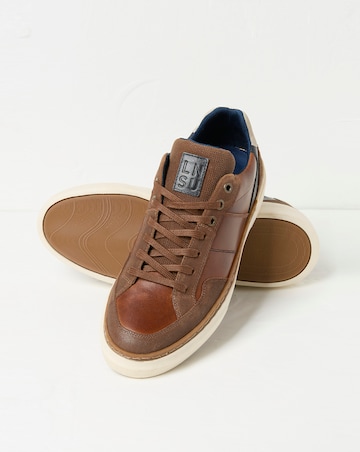 FatFace Reid Skater Trainer - Tan Brown